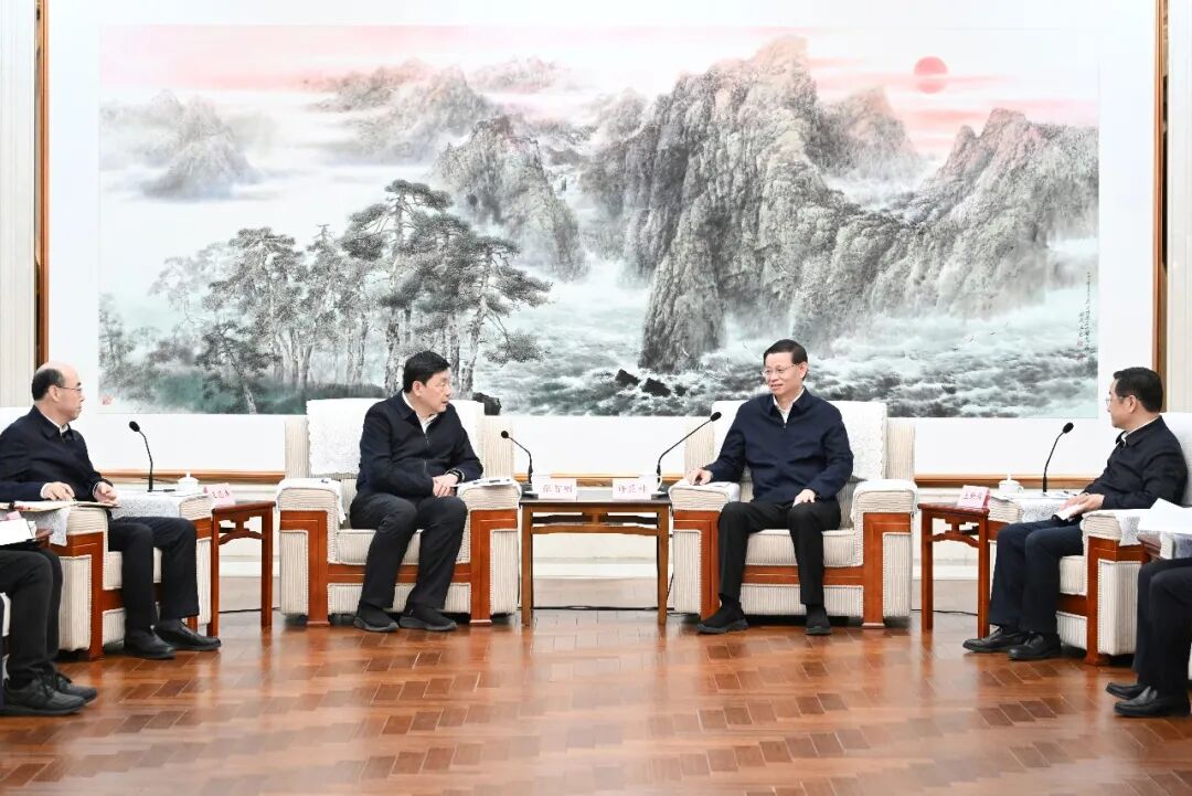 许昆林王新伟会见国家电网公司董事长张智刚